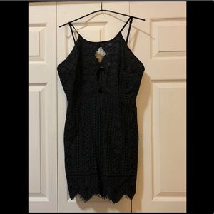 Black Lace Bodycon Dress